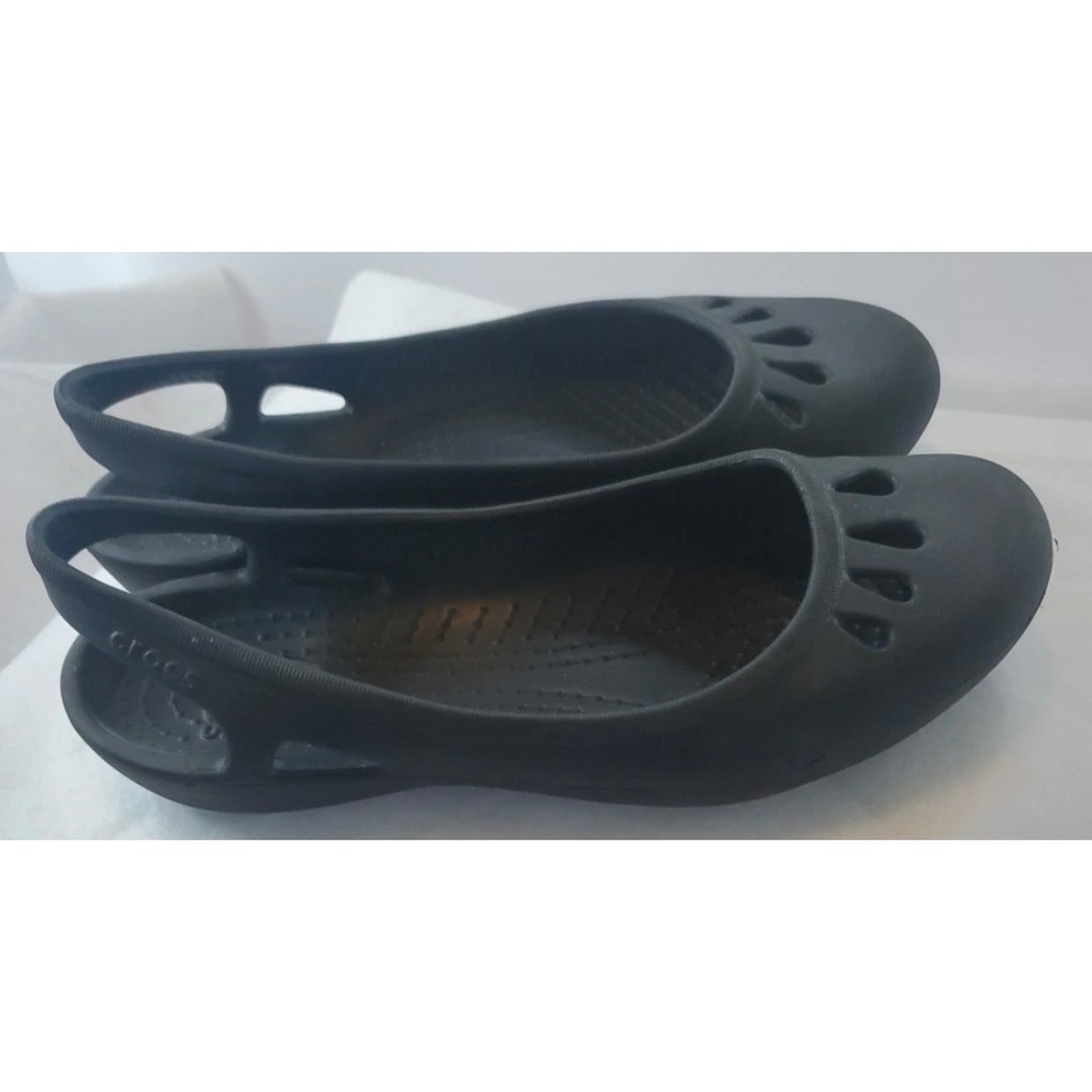 Crocs Malinda Slingback Ballet Flat Shoes Womens Size 9 Kadee - Picture 5 of 7